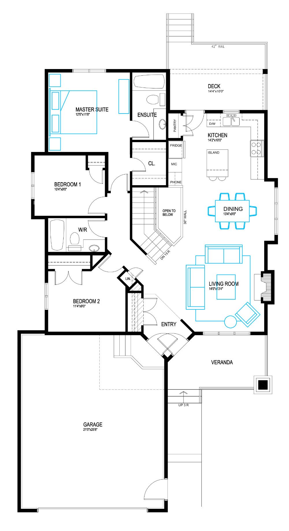 Hannah Main Floor Plan