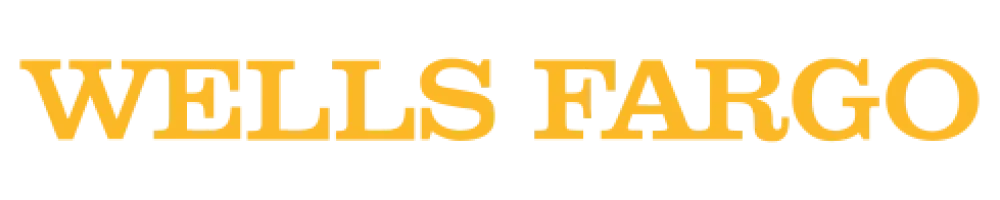 A wells fargo logo is shown on a white background