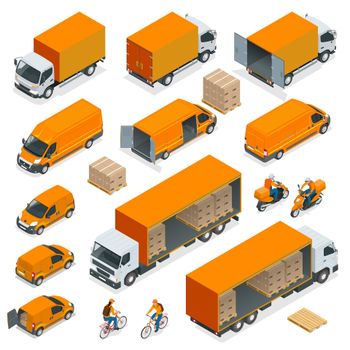 courier service explained using graphics