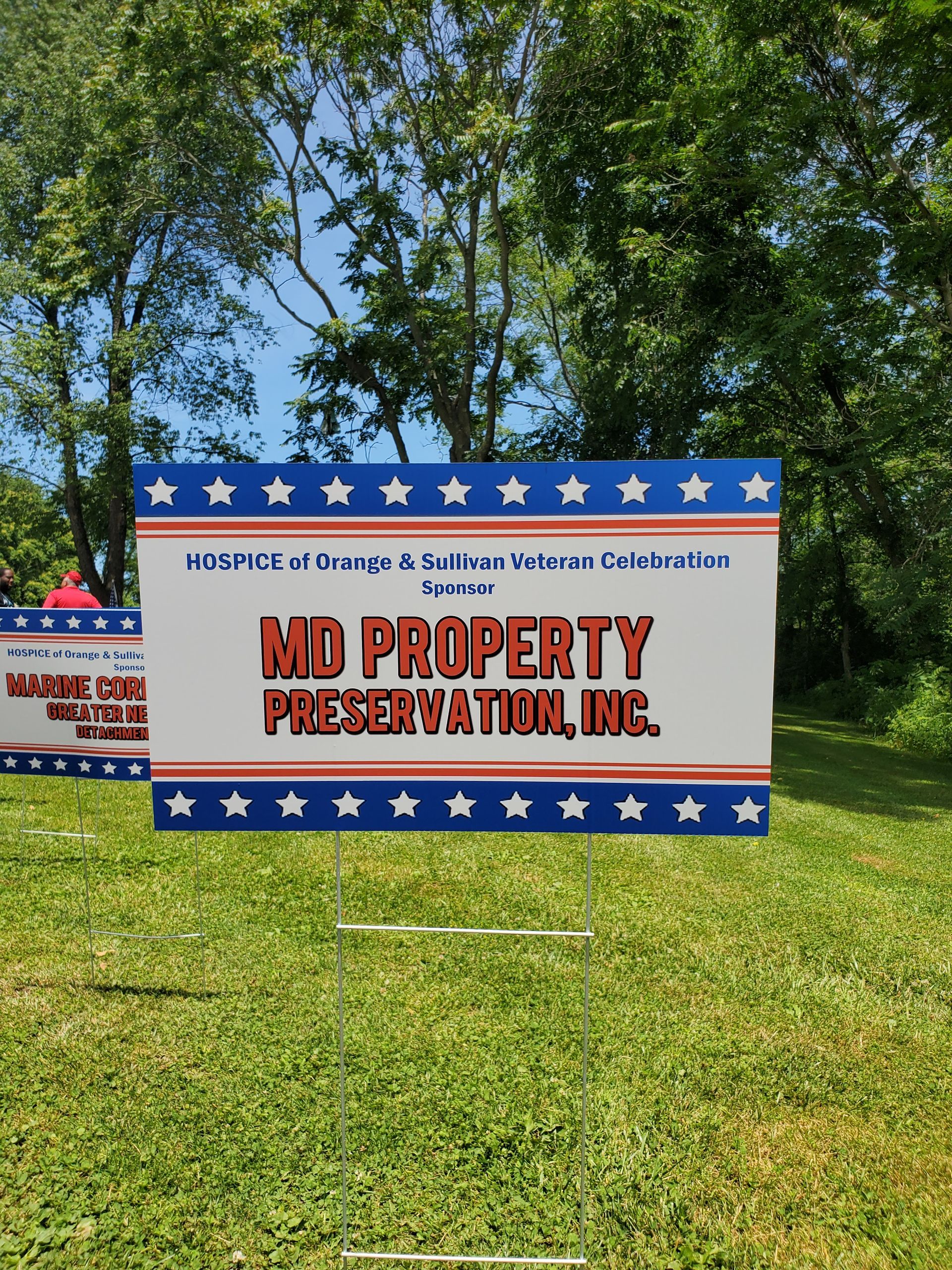 Hospice Sign — Orange County, NY — MD Preservation