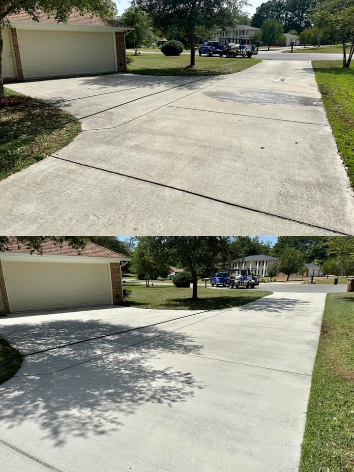 Outdoor Before And After – St. Louis, MS – Rescue Power Washing, LLC.