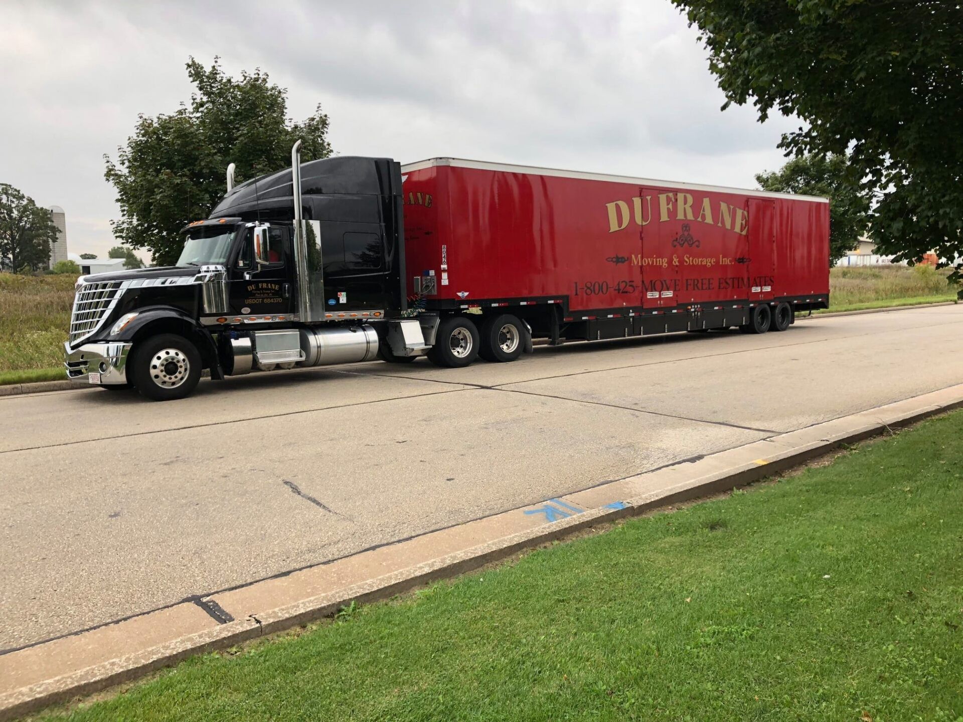Driving a Freight Truck — Fond du Lac, WI — Du Frane Moving & Storage