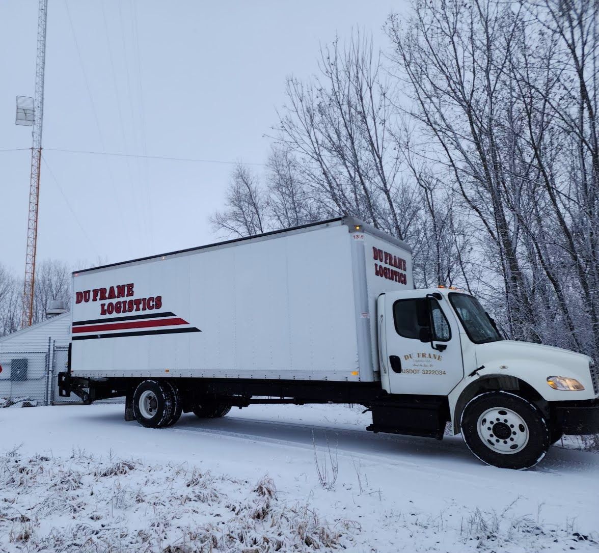 Freight Truck Moving an Item — Fond du Lac, WI — Du Frane Moving & Storage