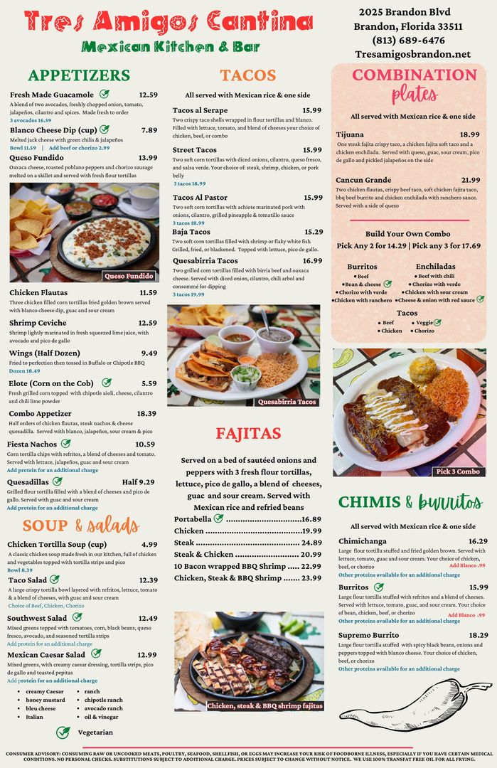 A menu for a restaurant with appetizers to share