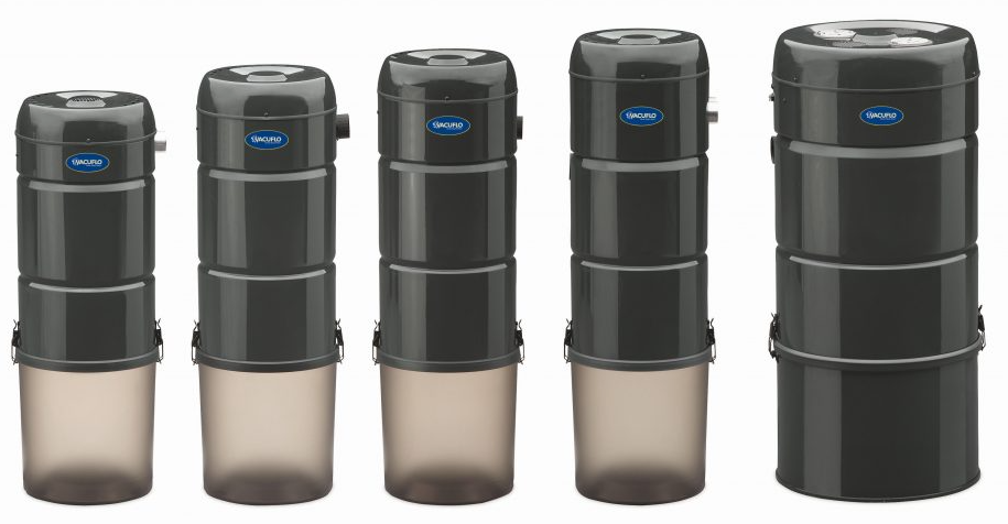 Vacuflo central vacuum units