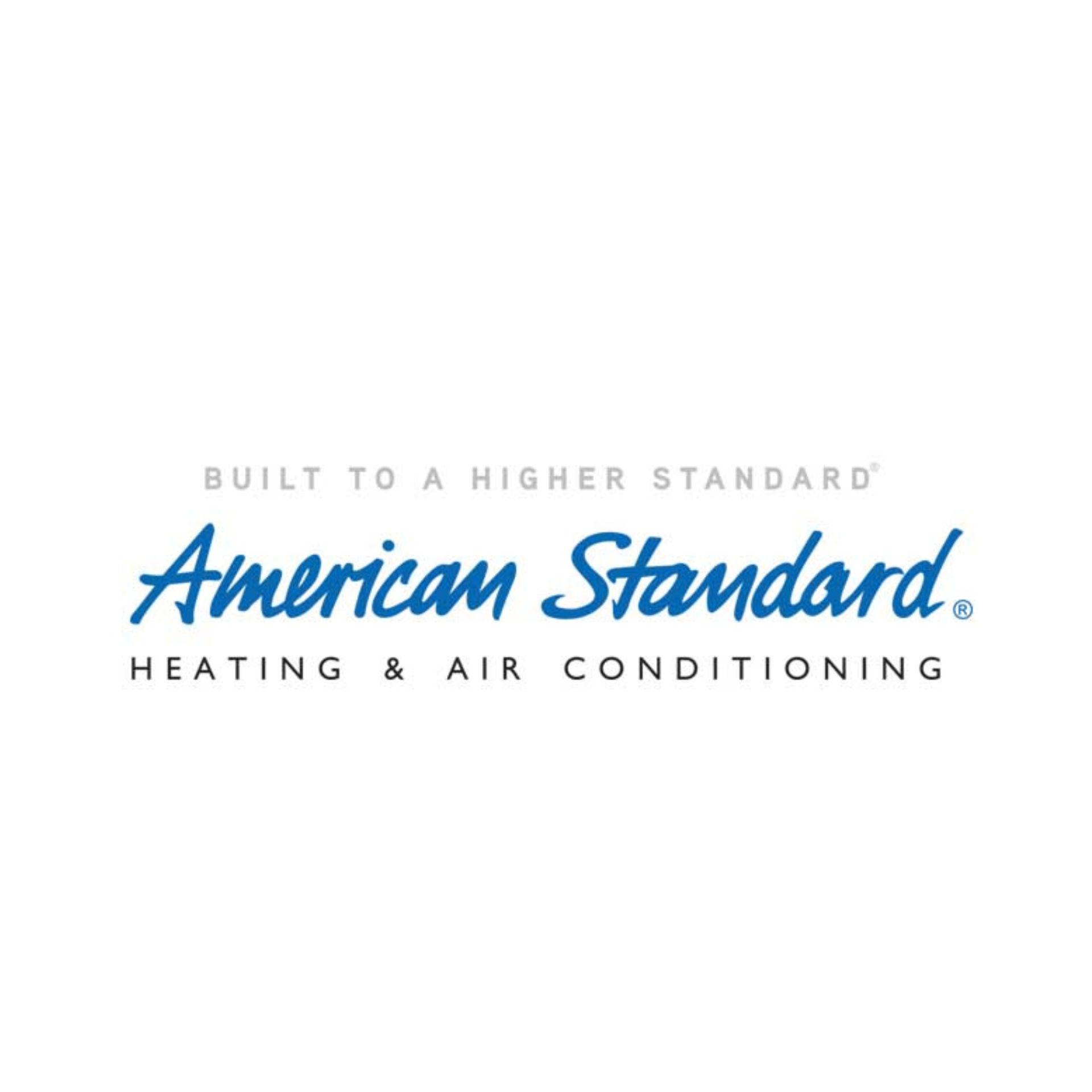 The american standard heating and air conditioning logo.