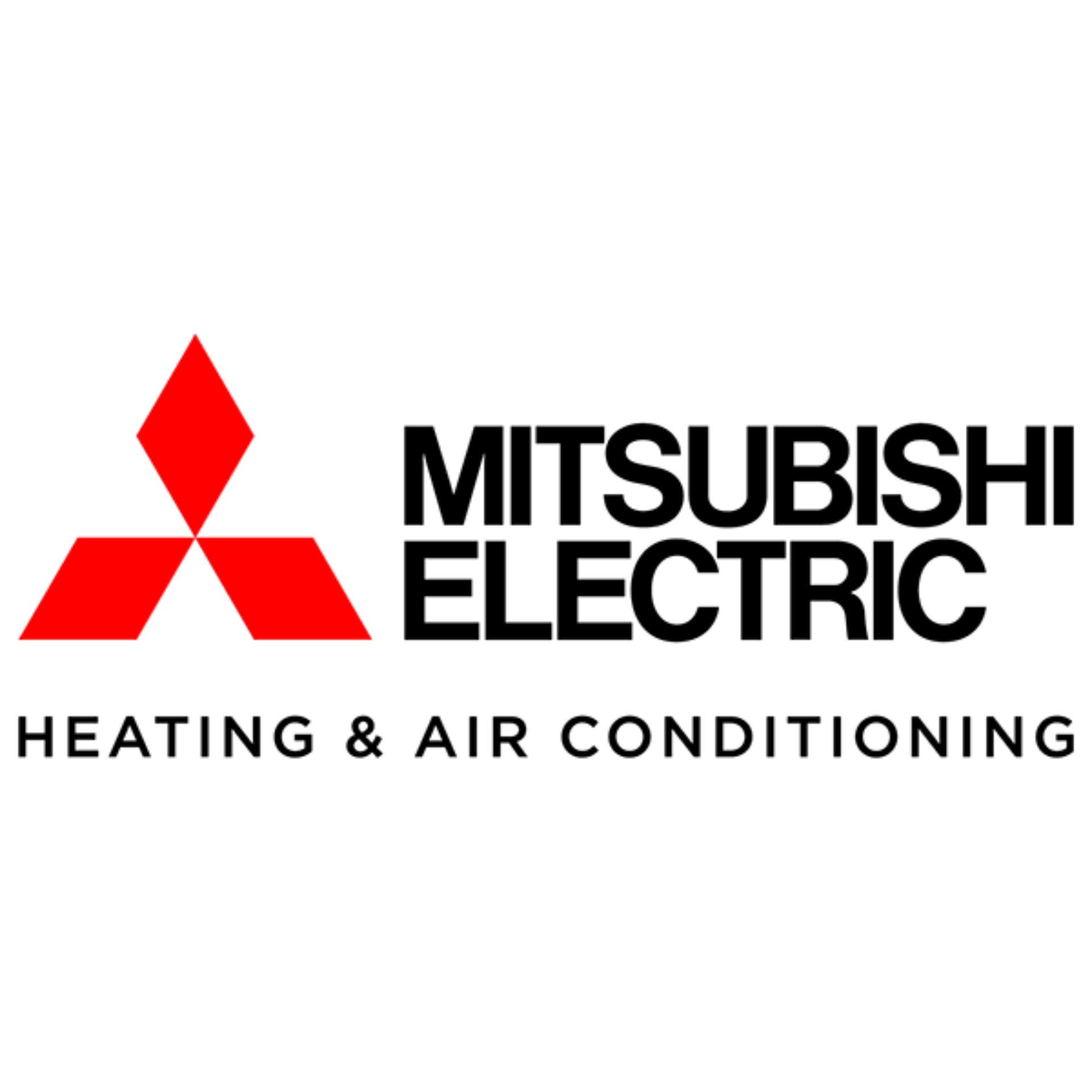 The mitsubishi electric logo.