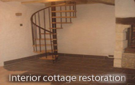 Interior cottage restoration