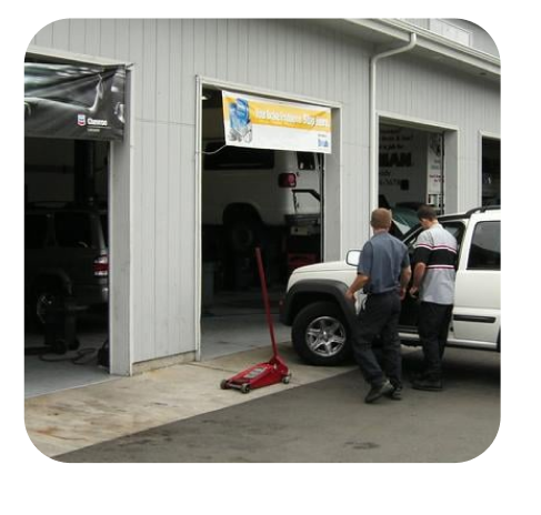 Mechanics In Front Of Shop | Lake City Autoworks