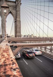 Brooklyn Bridge, an example of a suspension bridge