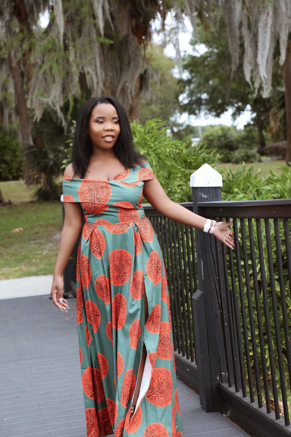 picture of Anaelle Auguste walking in a park