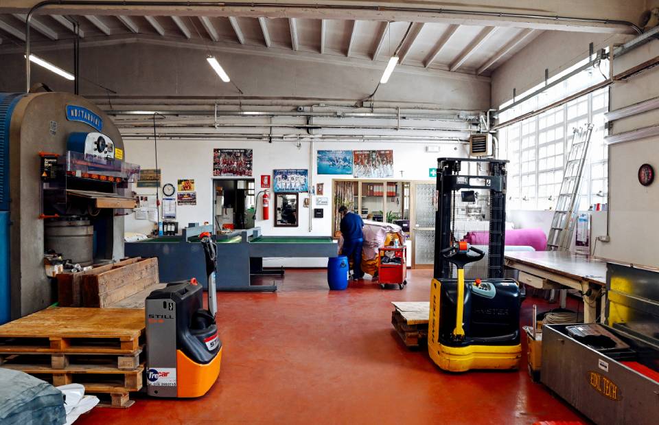 galliate pelli, stabilimento e laboratorio