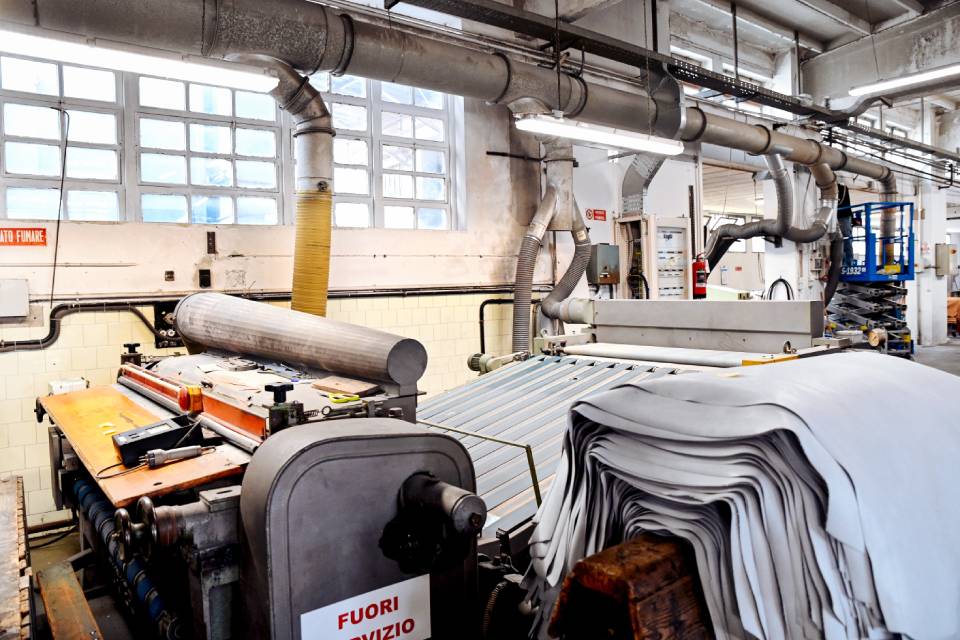 galliate pelli, stabilimento e laboratorio