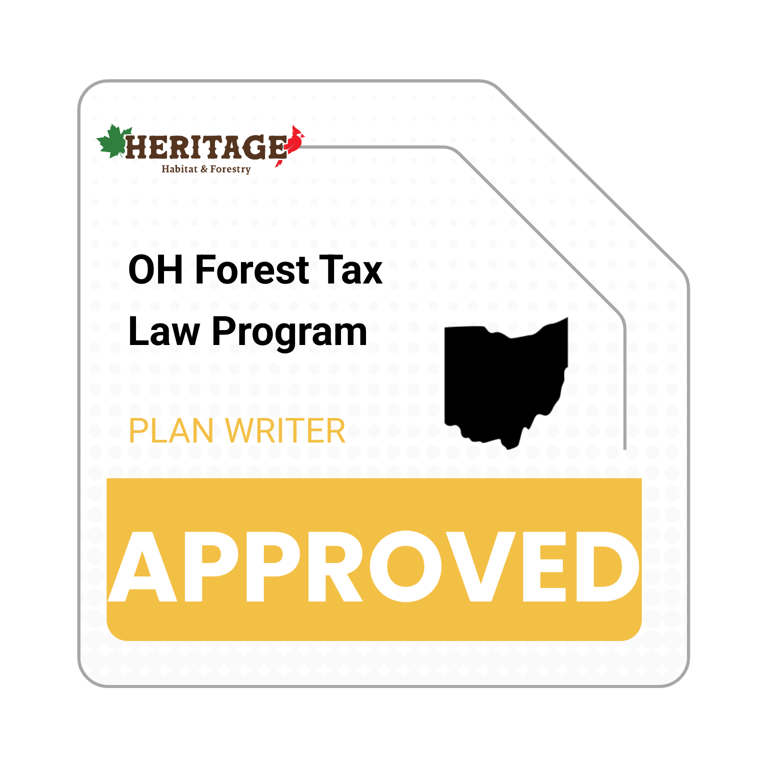 oh forest tax law program plan writer approved