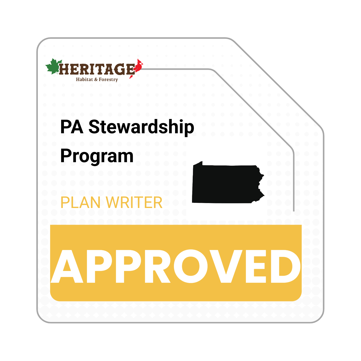 PA stewardship program plan writer approved