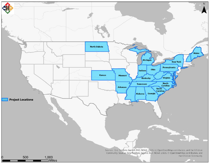 states worked map states worked map