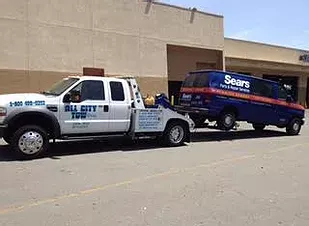 Towing a Blue Vehicle | Culver City, CA | All City Tow Services