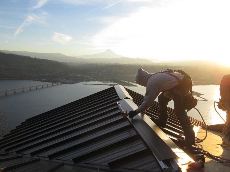 Repairing Metal Roof — The Dalles, OR — Brown Roofing Company