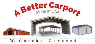 The logo for a better carport made in the usa