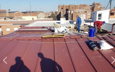construir tejado nuevo con placas metálicas en Móstoles, madrid