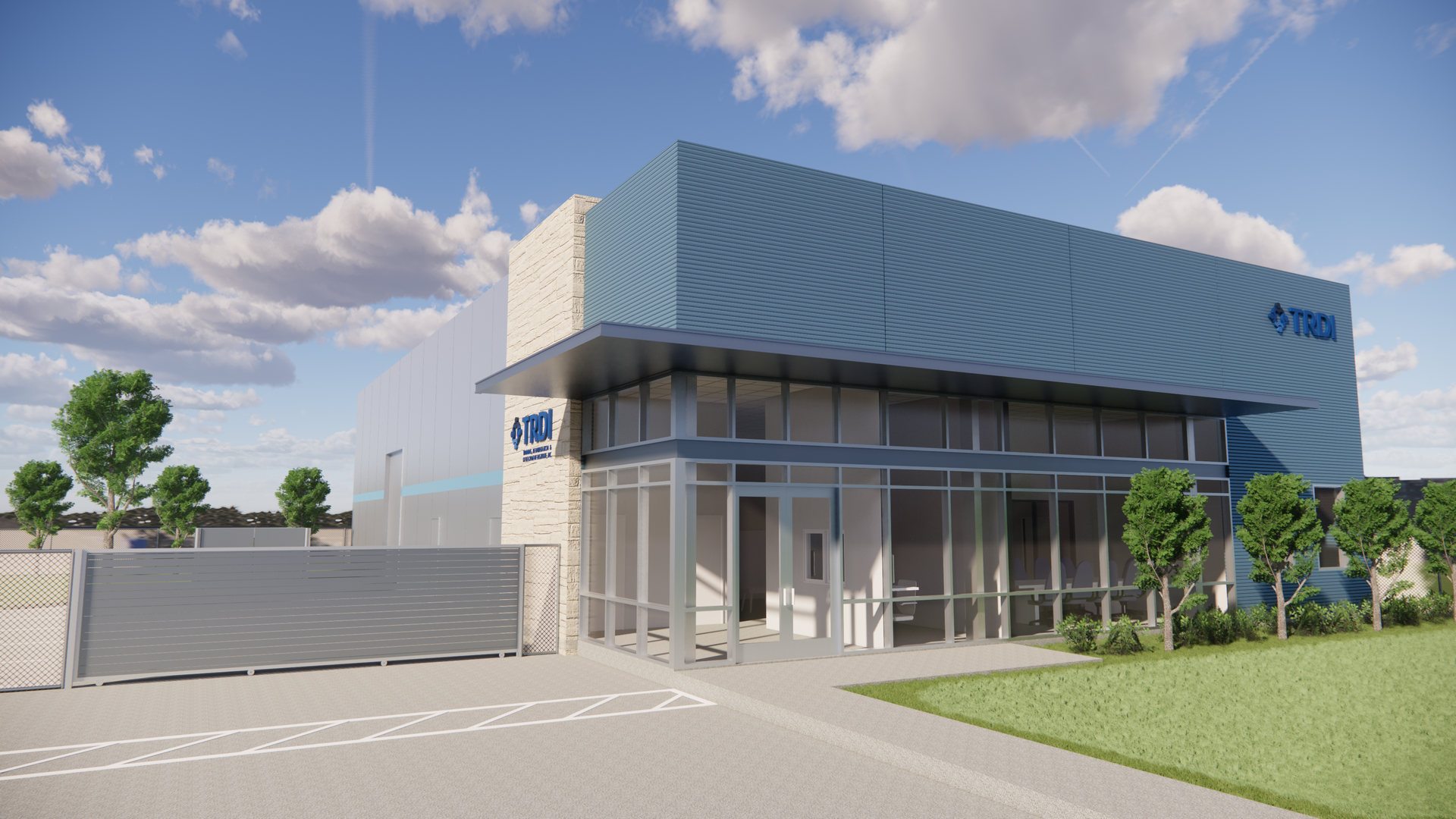 An artist 's impression of the new building.