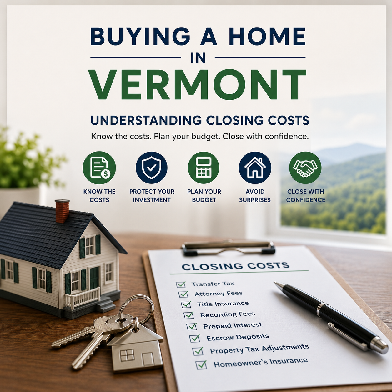 Vermont Home Buyer Closing Costs