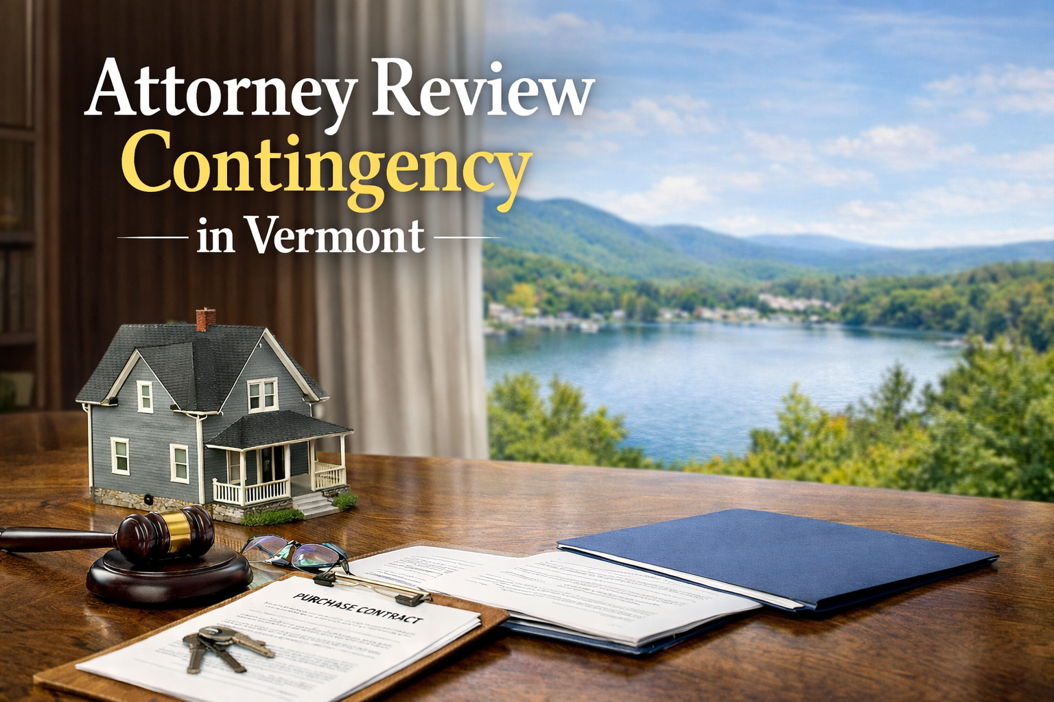 Vermont Purchase and Sale Contract Attorney Review Contingency