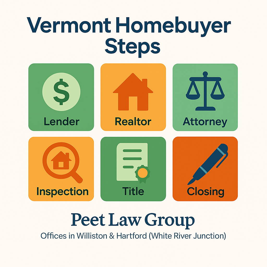 Vermont home buying checklist