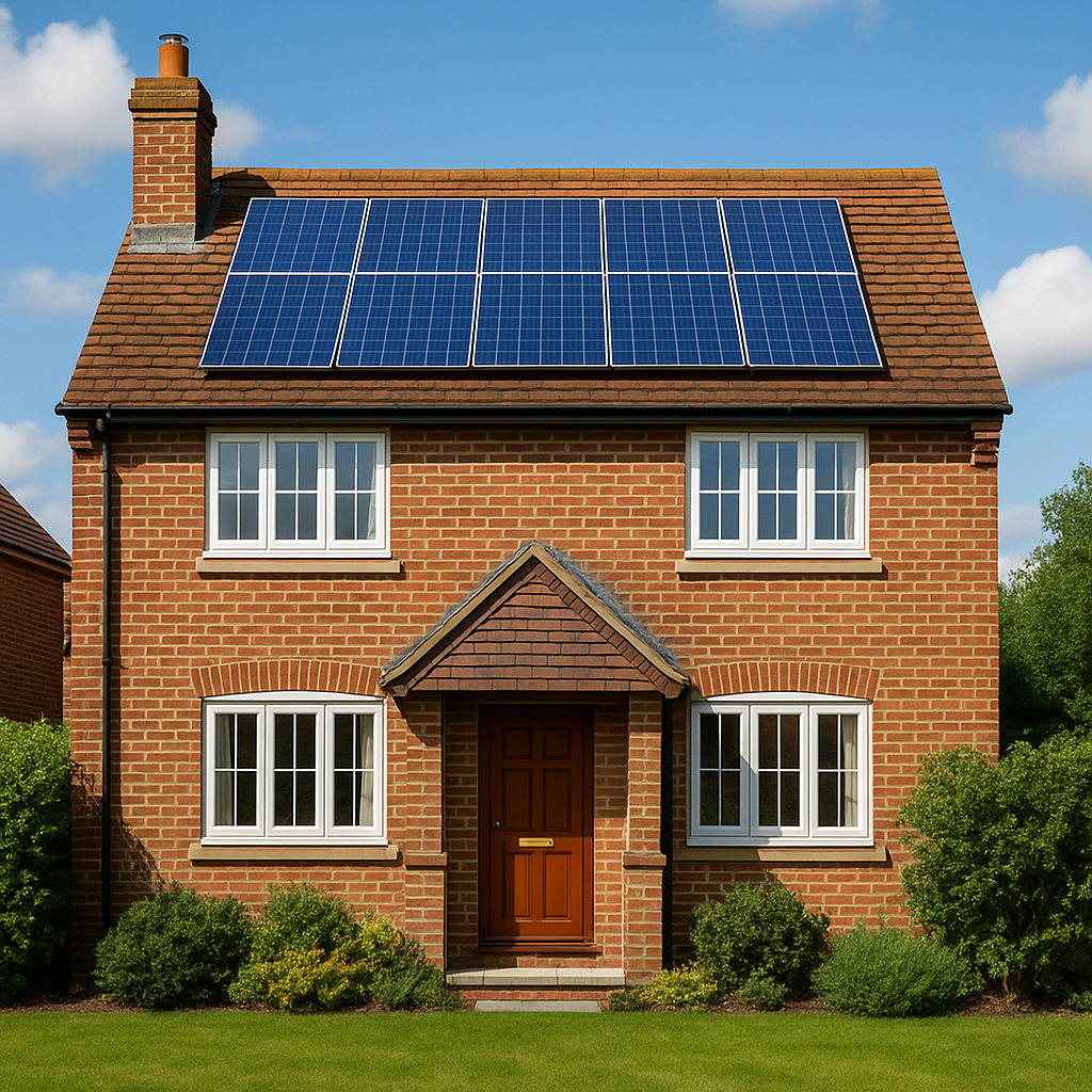 Solar PV on a home