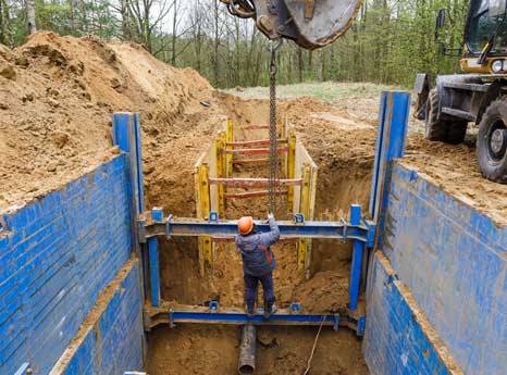 Trench Shoring Consultants for NYC, Manhattan, The Boroughs, Nassau County, Suffolk County, Long Island, and New Jersey - Kagaoan Engineering Trench Shoring Consulting