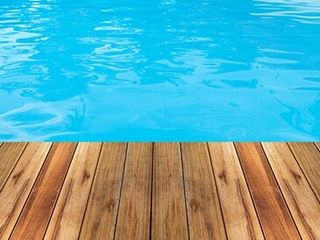 Wooden Deck on Swimming Pool - Pool Renovation in Houston, TX