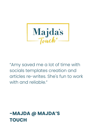 Majda - Testimonial