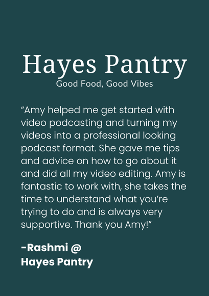Rashmi Hayes -Testimonial