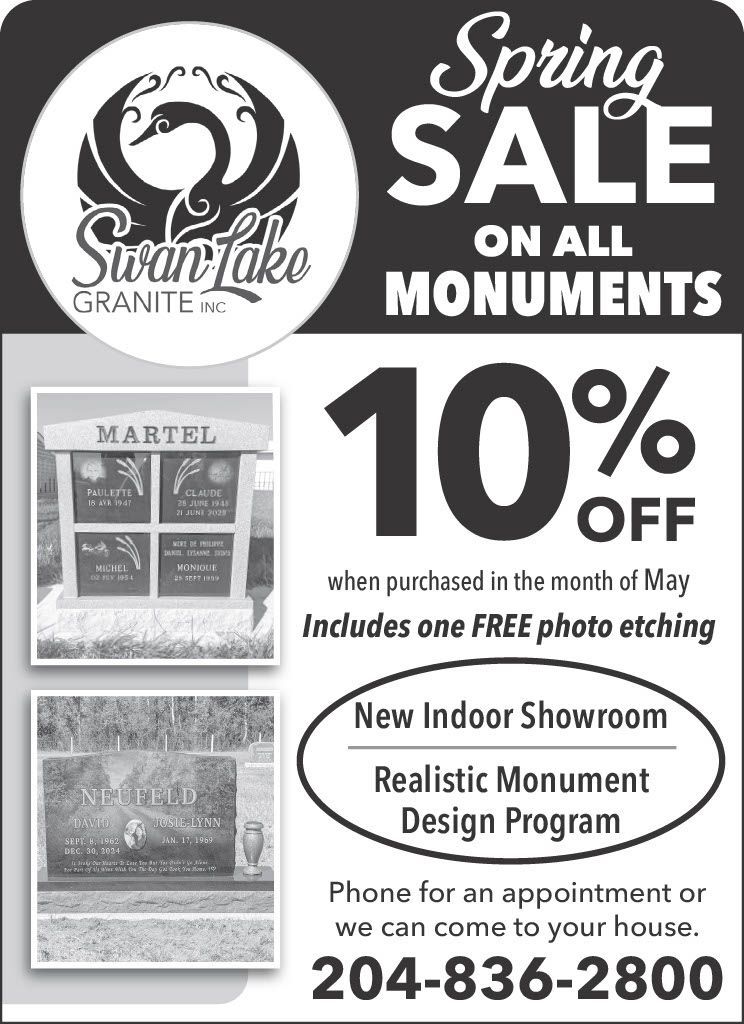 swan lake granite winter sale on all monuments