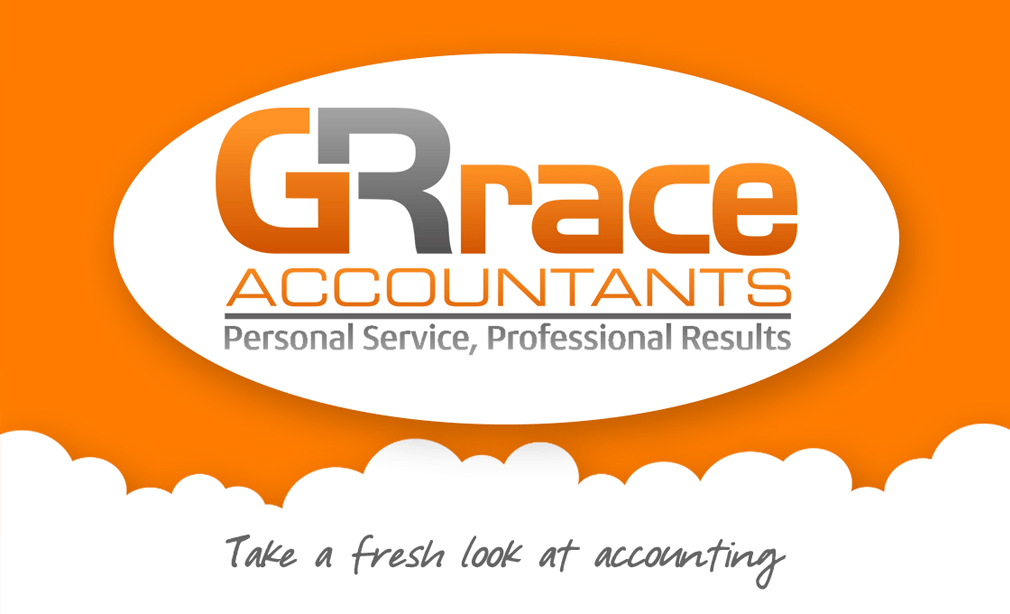 Edgezone Media's Business Card Design Example for GRrace Accountants.