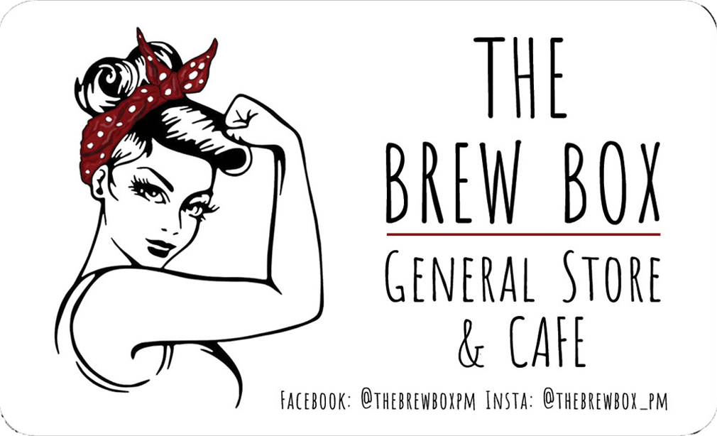 Edgezone Media's Business Card Design Example for The Brew Box Cafe.