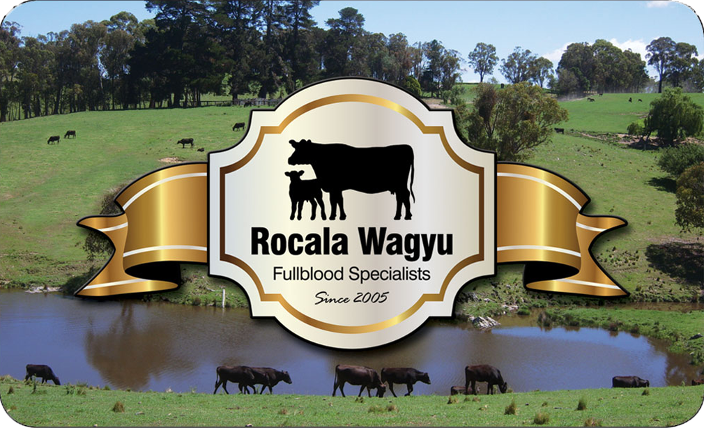 Edgezone Media's Business Card Design Example for Rocala Wagyu.