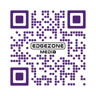 Edgezone Media QR Code for Sharing.