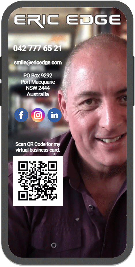 Virtual Business Card Mobile Example