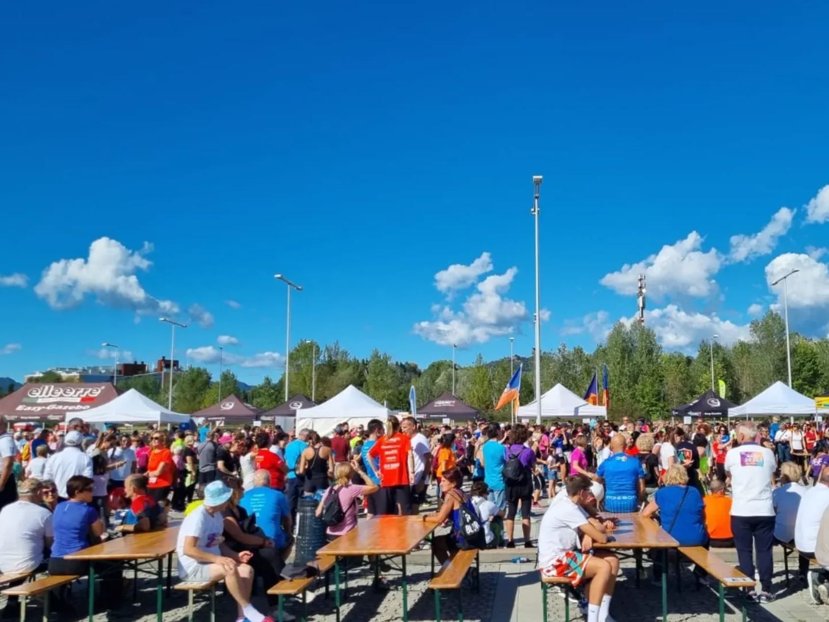 Foto delle fasi prima della partenza