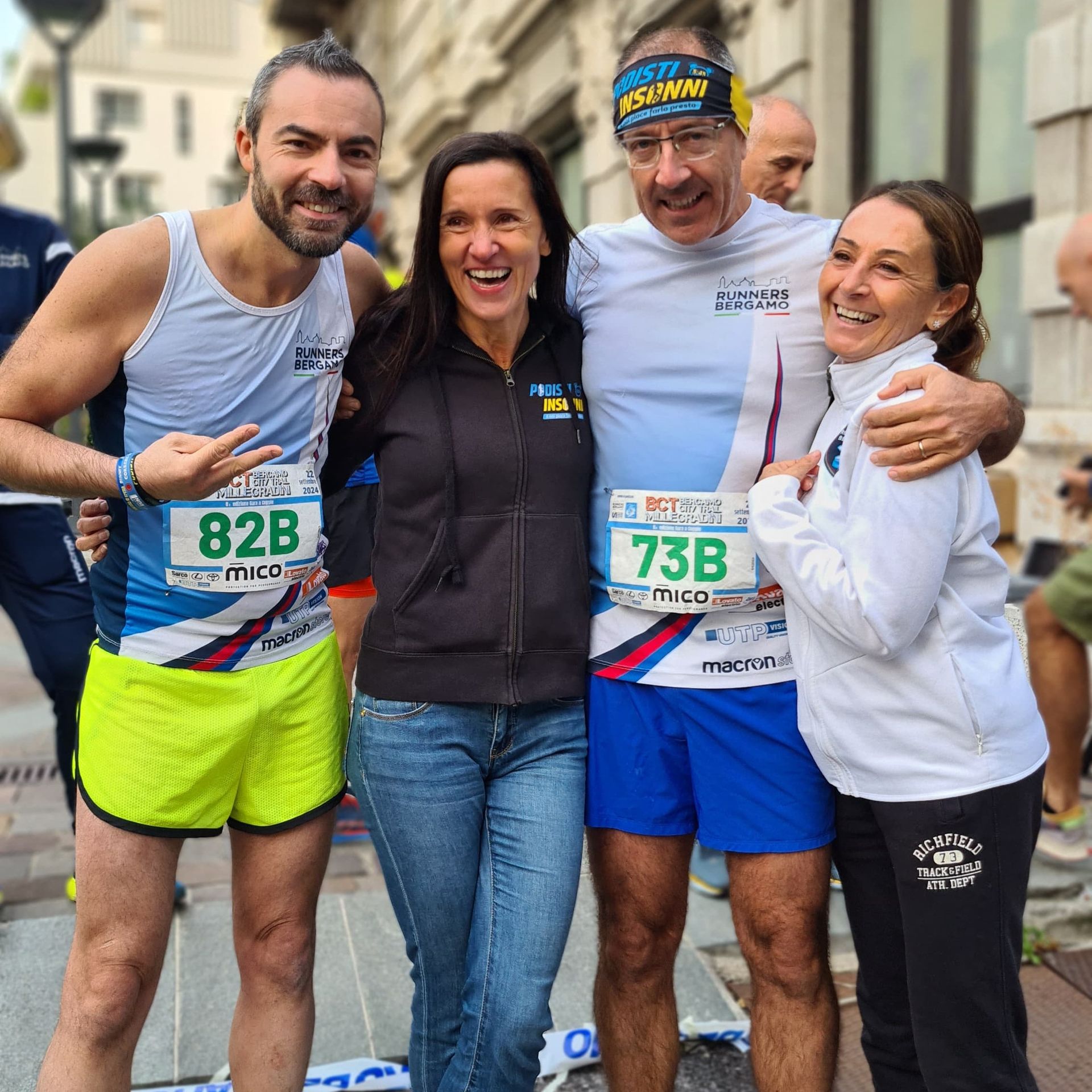 Foto di Patrick Esposito, Margaret Longo, Stefano Parimbelli , Barbara Rossi: i momenti prima della partenza