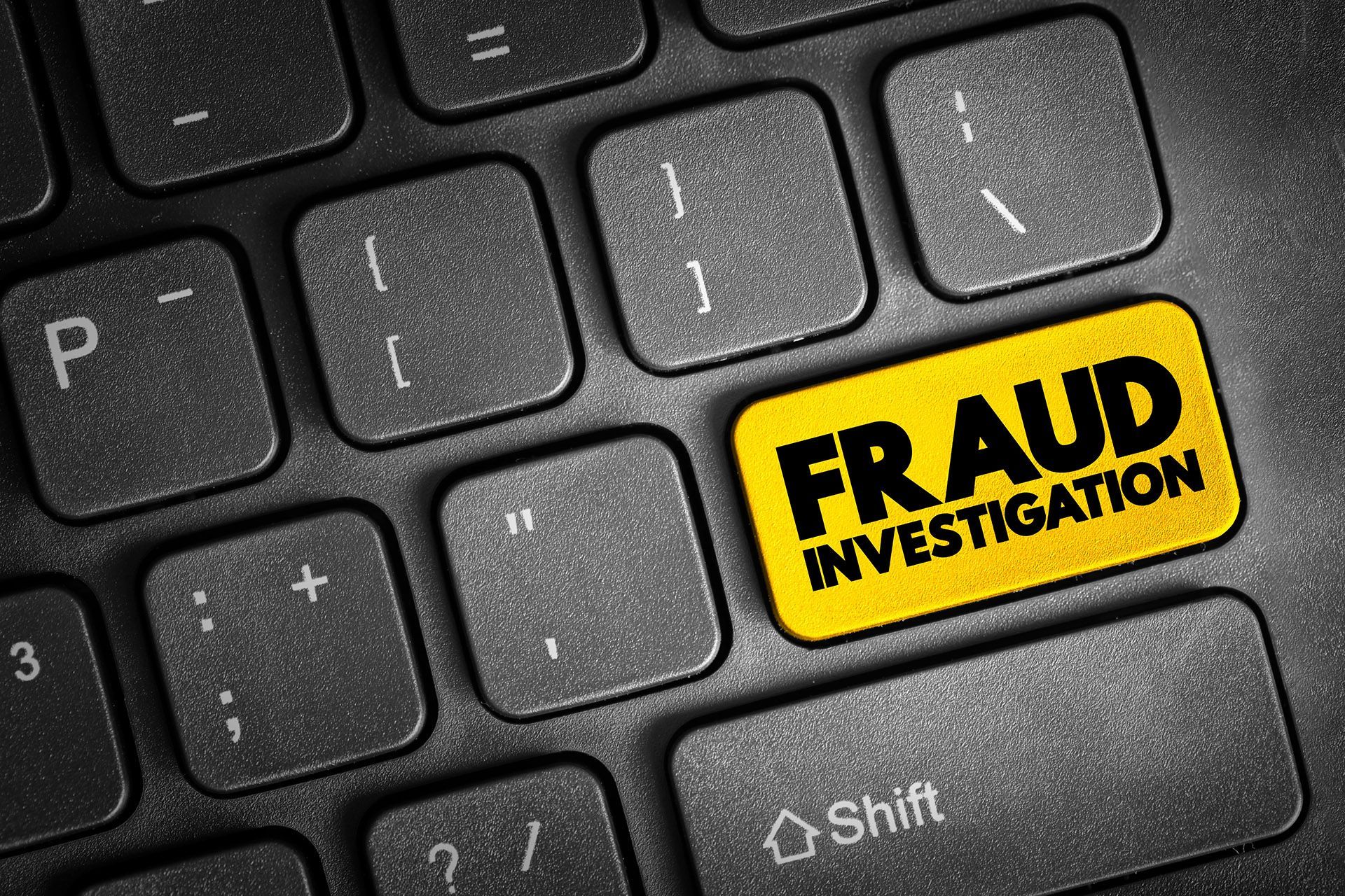 fraud investigation examining evidence determine occurred