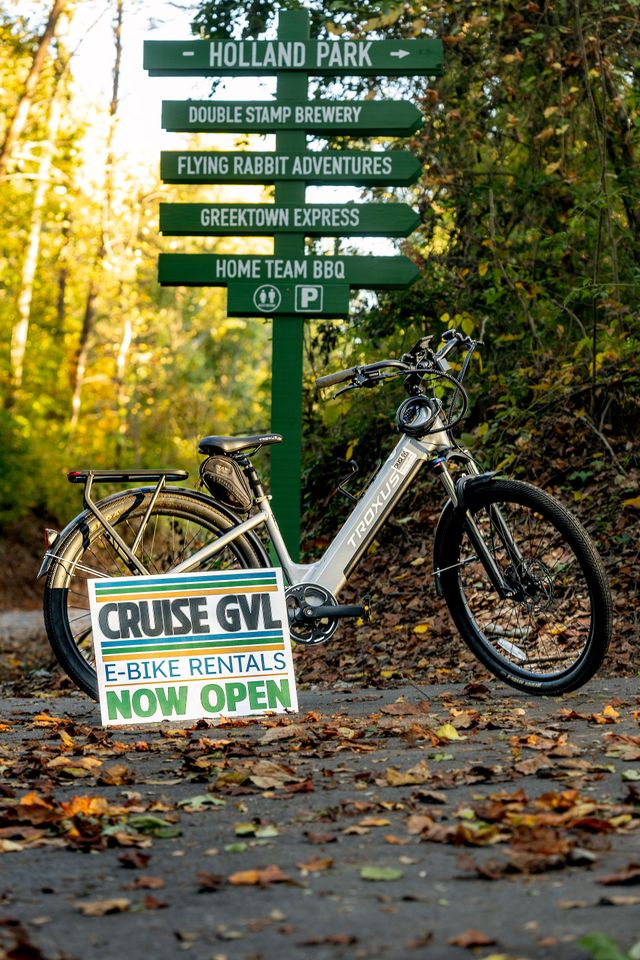 Cruise GVL e-bike at Holland Park Greenville SC