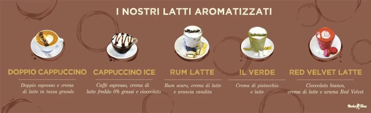 caffè speciali con panna montata