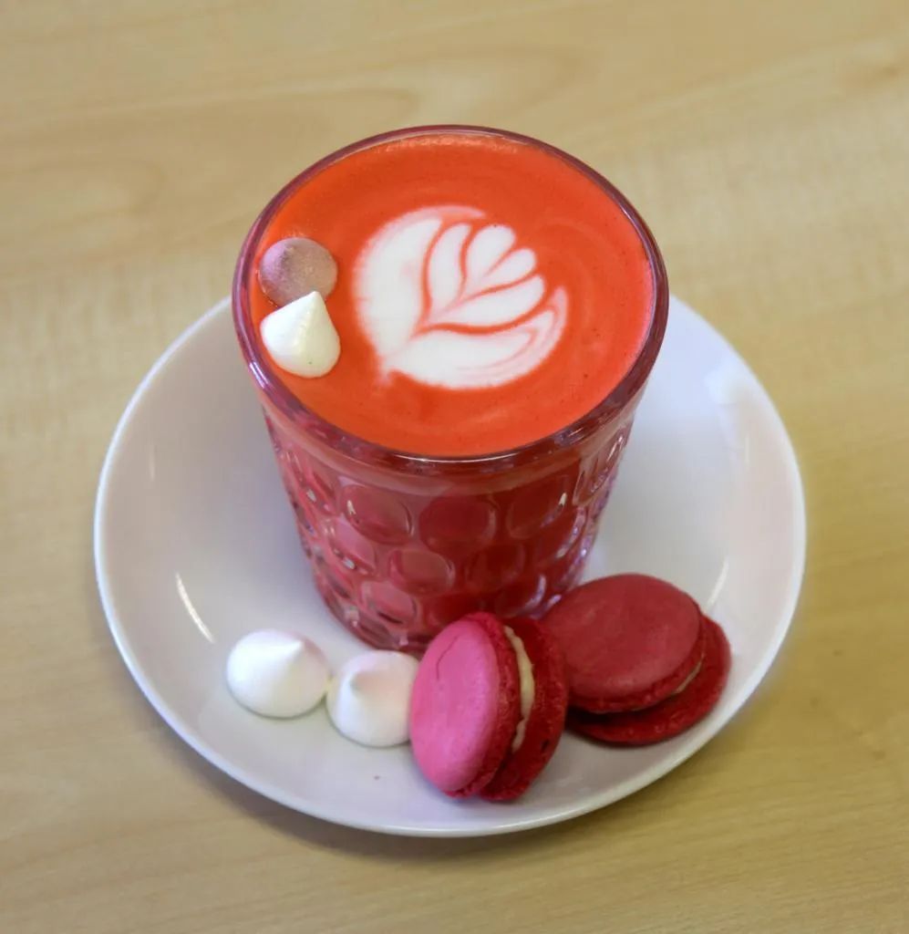 red velvet latte