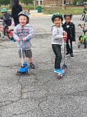 Kid playing scotter — Preschool & Daycare in Virginia Beach, VA