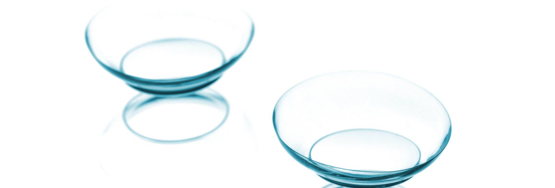 Pair of hybrid contact lenses