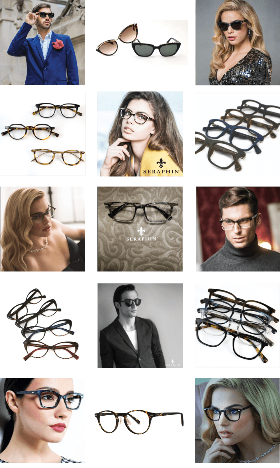 Seraphin Eyewear glasses and frames at BeSpoke Vision