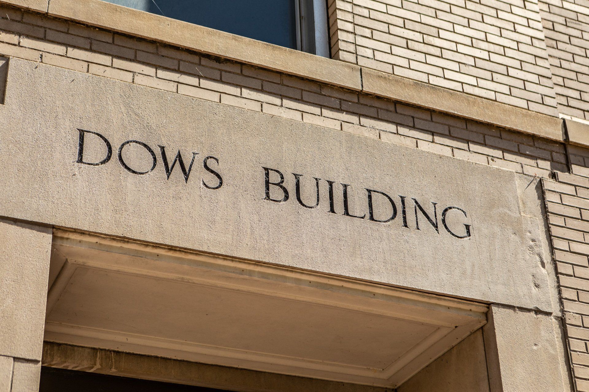 Exterior of Dows Building