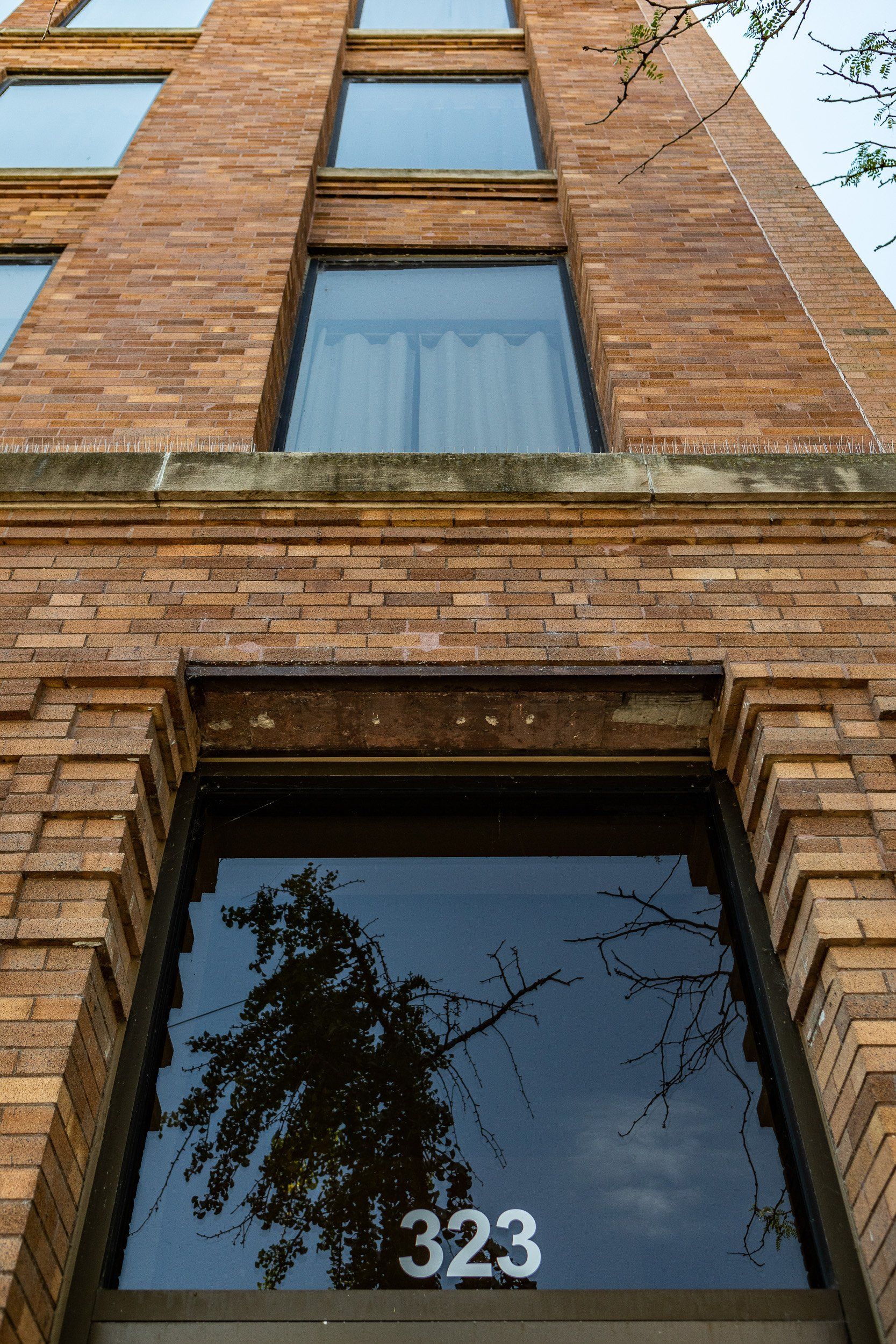 Exterior looking up building